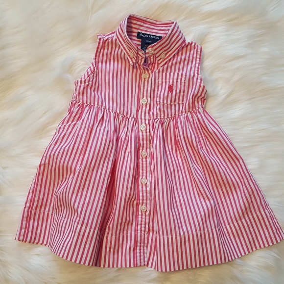 girls pink shirt dress
